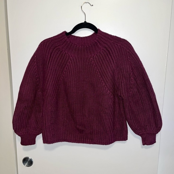 Apiece Apart Eco Neuva Merel Balloon Sleeve Sweater - Picture 2 of 8